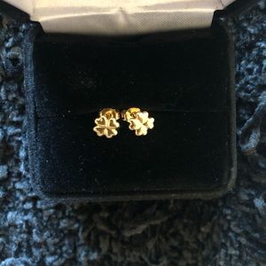 18K saudi gold earring